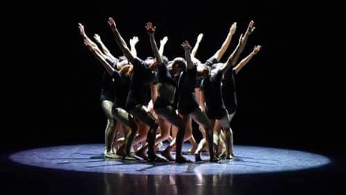 Dancers in Ballet Preljocaj's "Gravity"