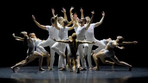 Dancers in Ballet Preljocaj's "Gravity"