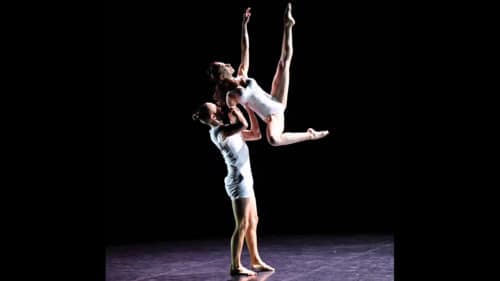 Dancers in Ballet Preljocaj's "Gravity"